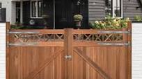prijs houten poort oprit