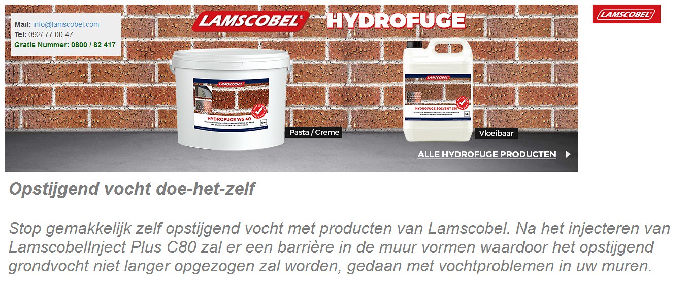 opstijgend vocht producten