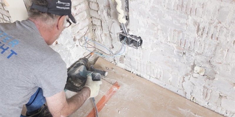 optrekkend vocht vloerverwarming